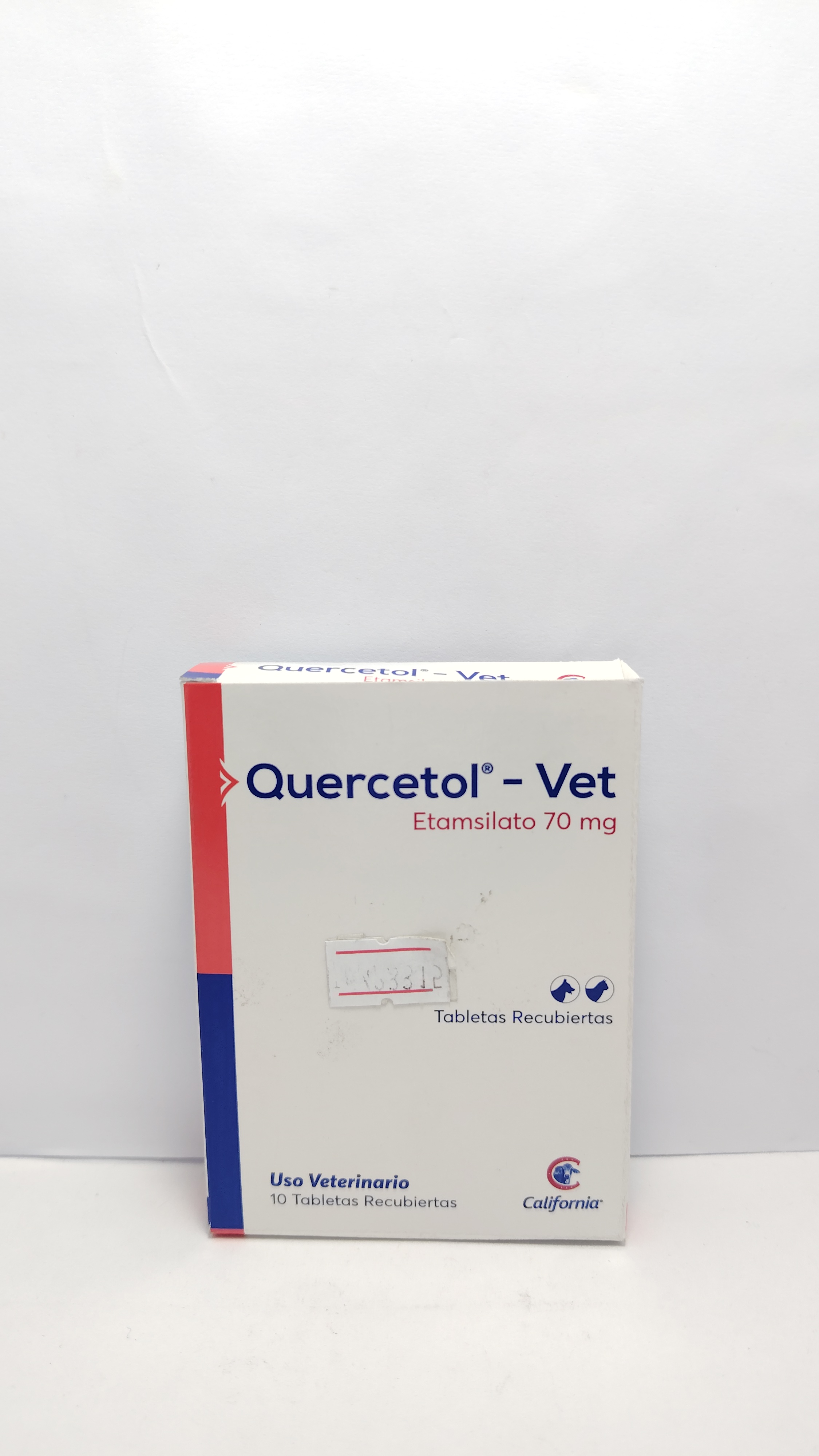 QUERCETOL-VET 10 TABLETAS RECUBIERTAS 70 MG