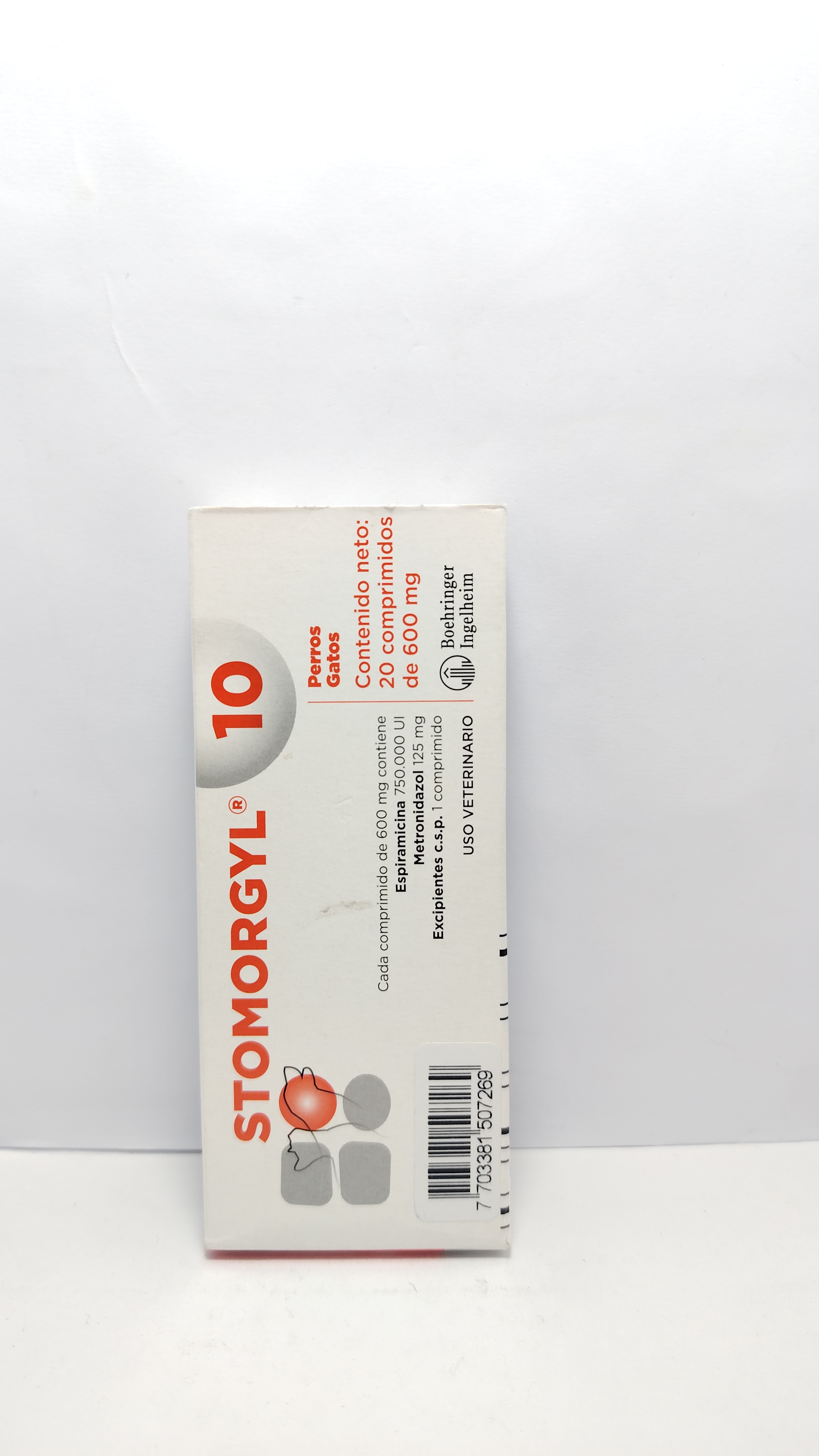 STOMORGYL 10 /20 TABLETAS