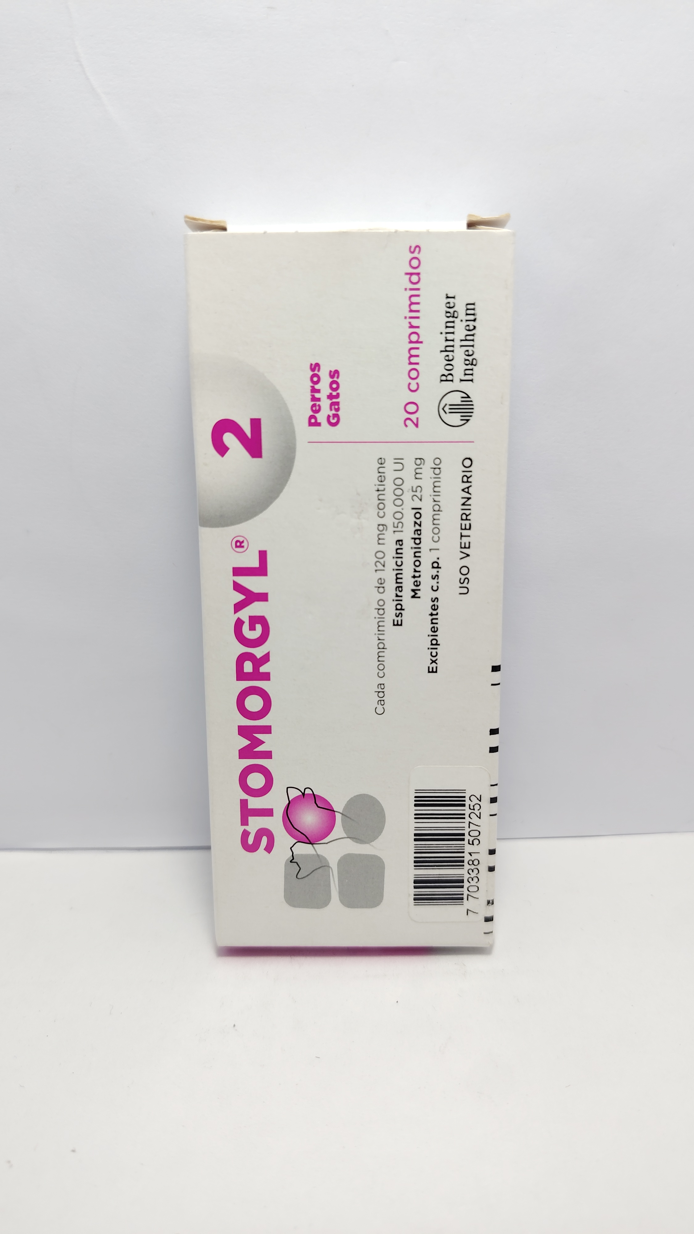 STOMORGYL 2 / 20 TABLETAS