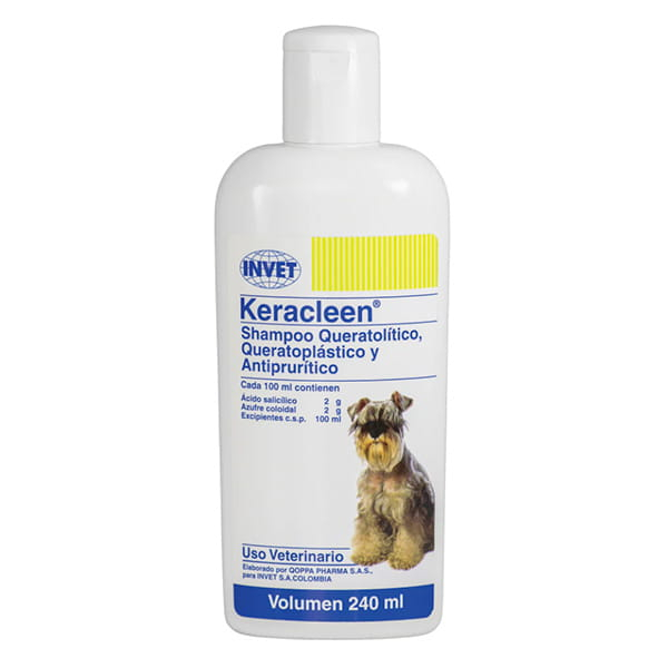 KERACLEEN (SHAMPOO QUERATOMODULADOR Y ANTIPURITICO) 240 ML