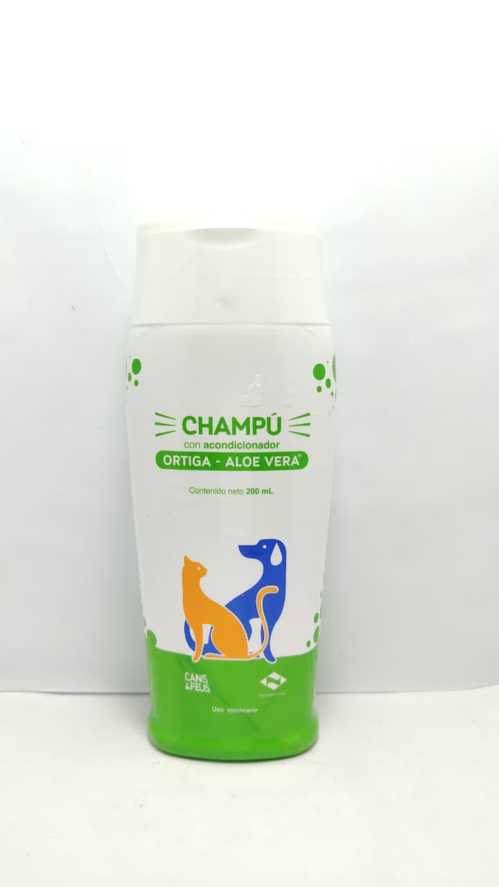 CHAMPU CON ACONDICIONADOR ORTIGA-ALOE VERA 200 ML