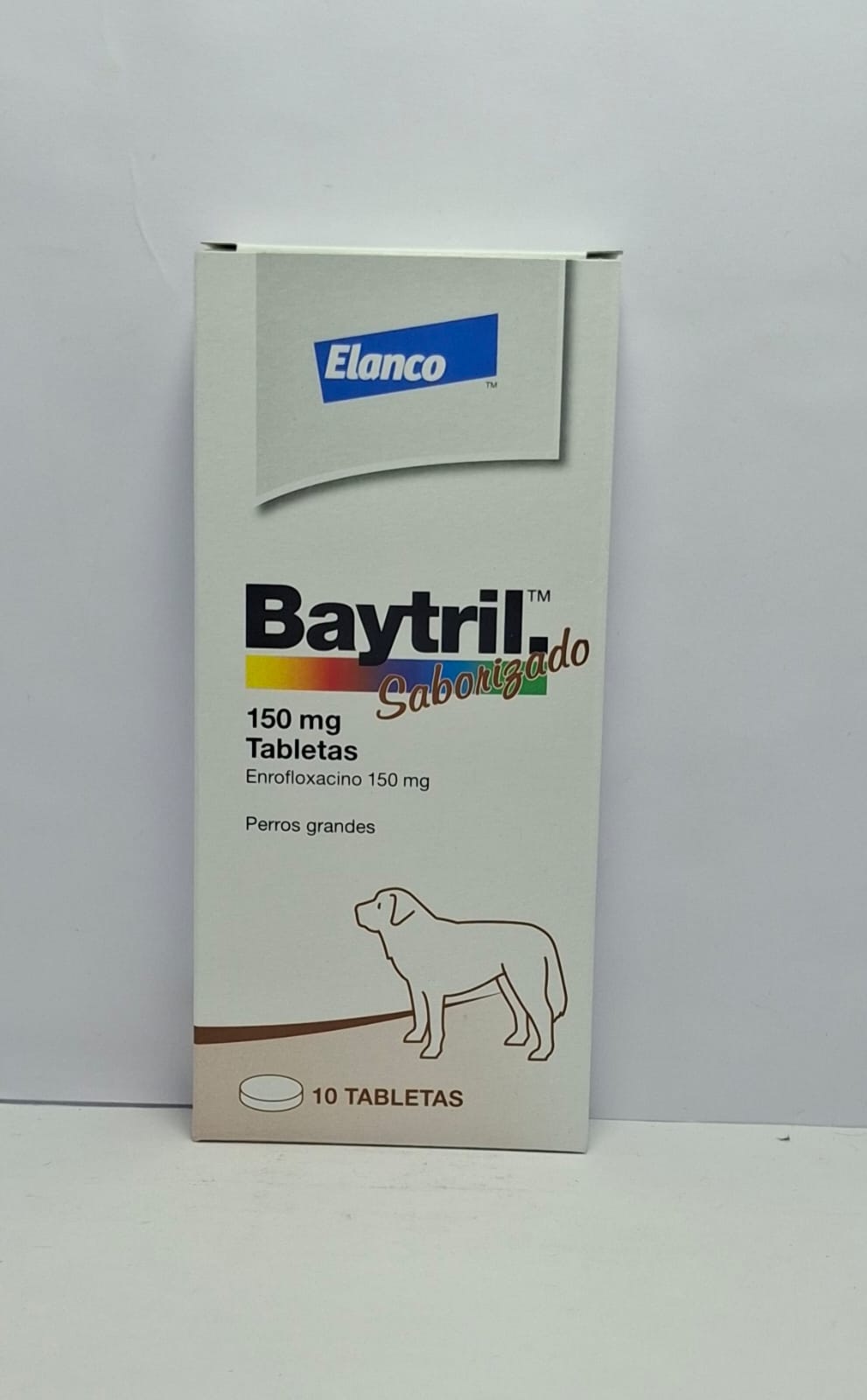 BAYTRIL SABORIZADO 150 MG 10 TAB PERRO/GATO