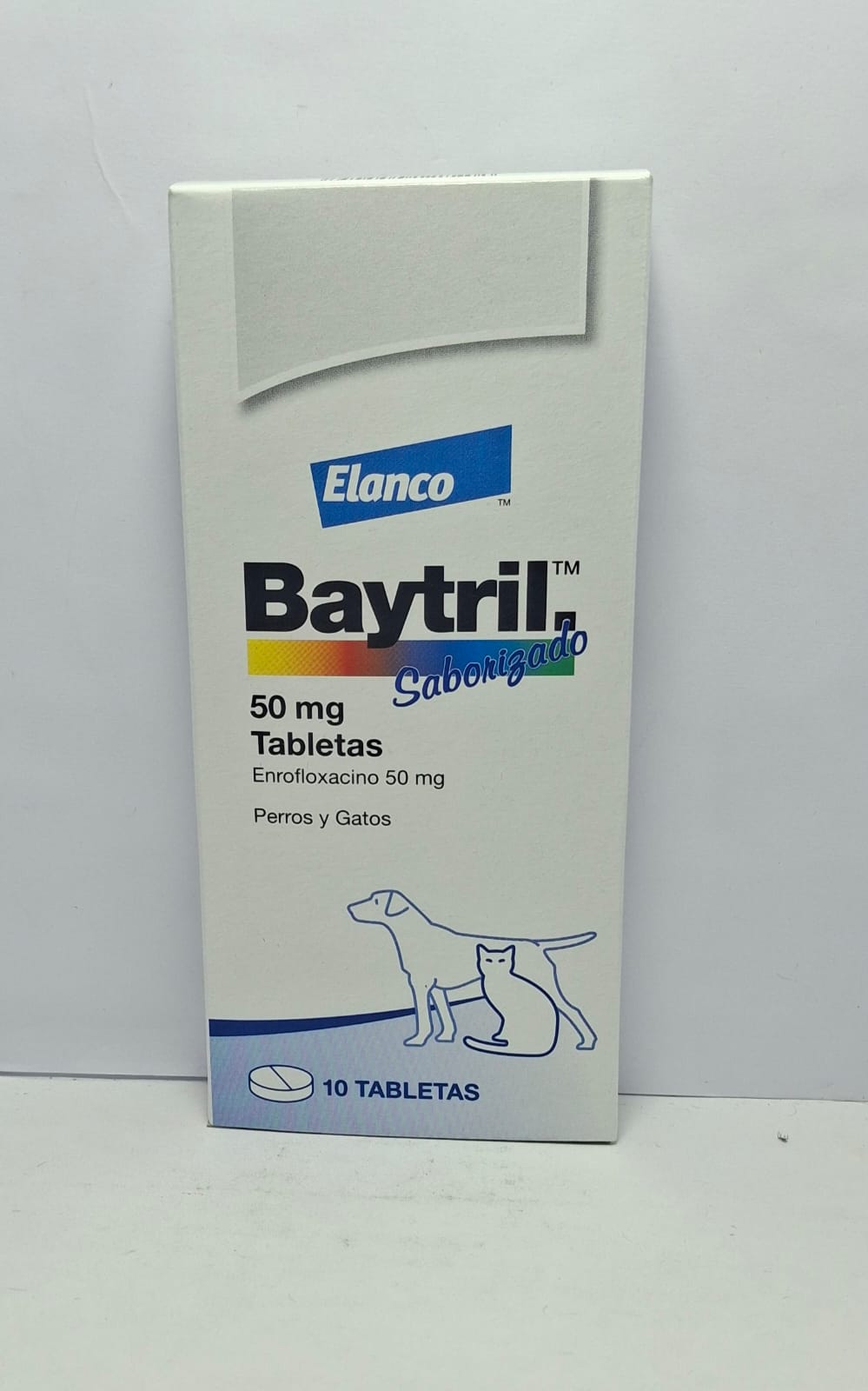 BAYTRIL SABORIZADO 50 MG 10 TAB PERRO/GATO