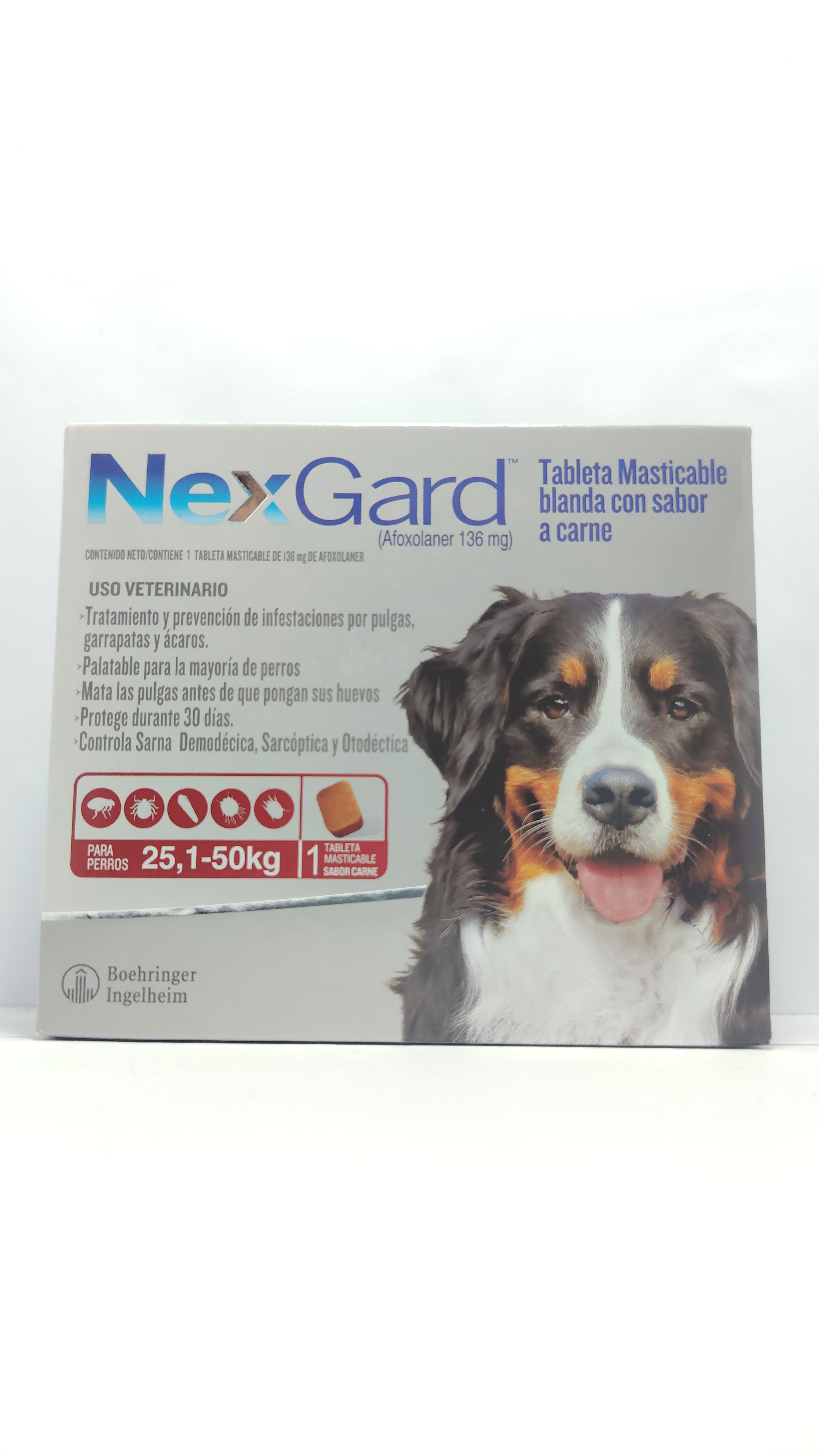NEXGARD PERRO 25,1 A 50 KG