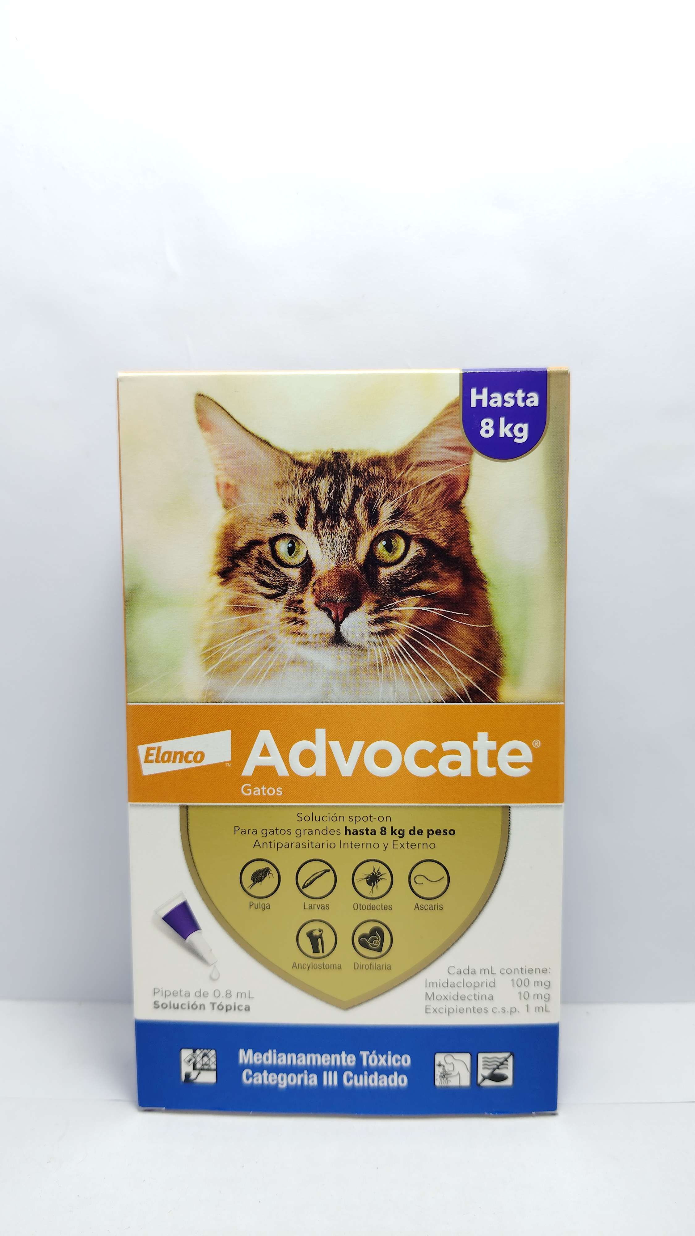 ADVOCATE GATO HASTA 8 KG