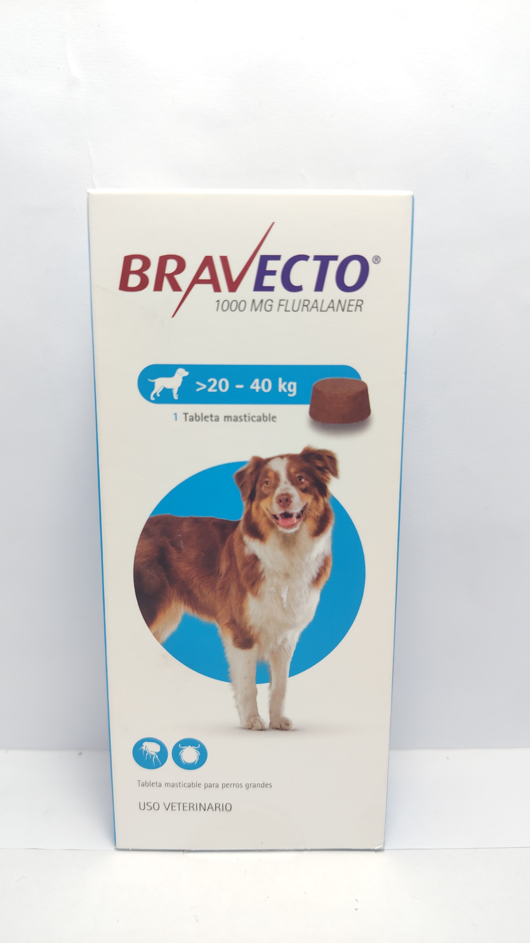 BRAVECTO 3 MESES 20 A 40 KG