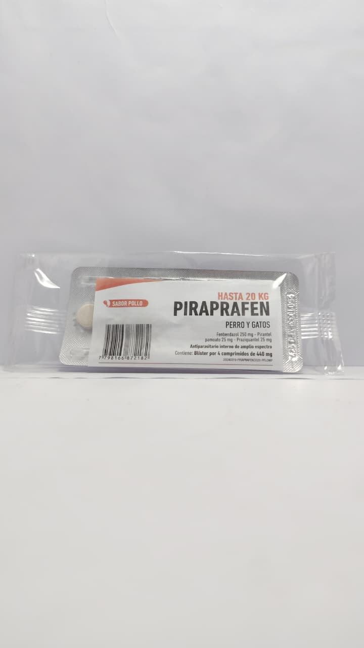 PIRAPRAFEN HASTA 20 KG PERROS 